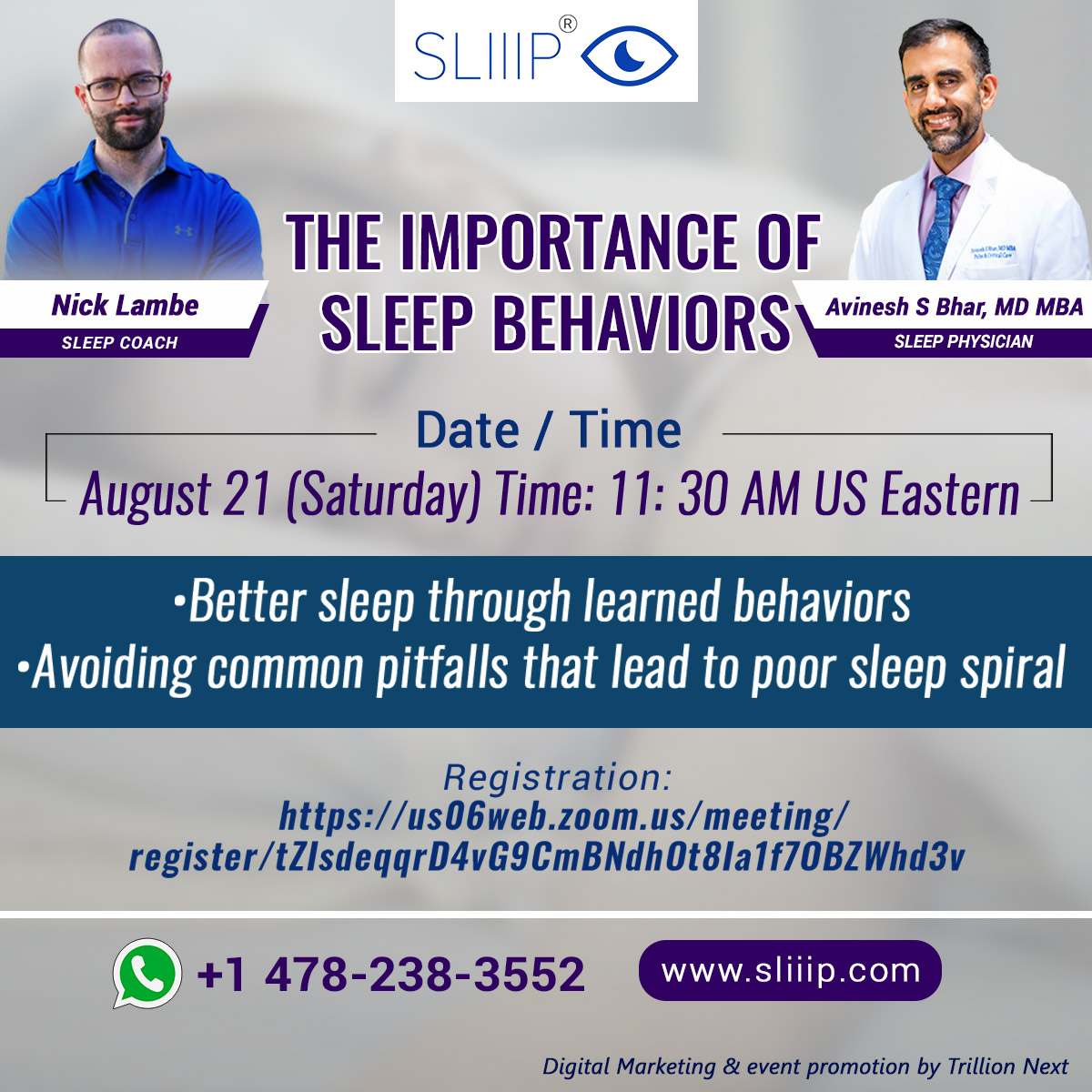 Join The Live Session - The Importance Of Sleep Behaviors (Sliiip)